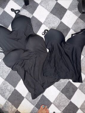IPEX Body By Victoria Black 36C-D Bra Tank with Built-In Cups (3)